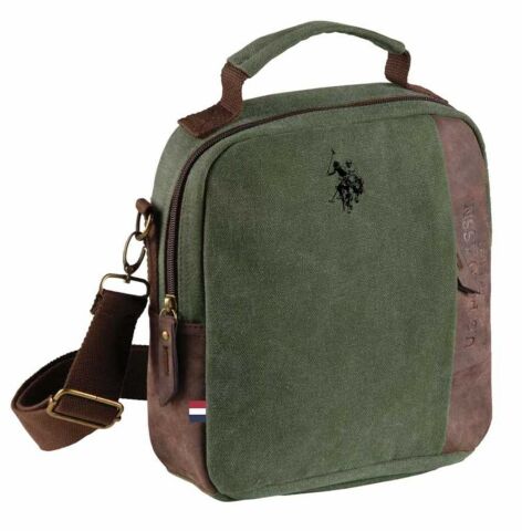 U.S. Polo Assn. Evrak Çantası Kanvas Plevr7128 Haki