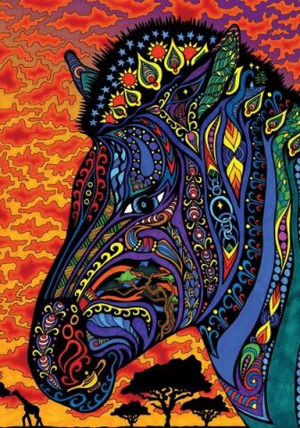 KS Games 60x85cm The Zebra 1500 Parça Puzzle