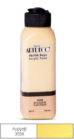Artdeco Akrilik Boya 140ml Ayçiçeği 3058