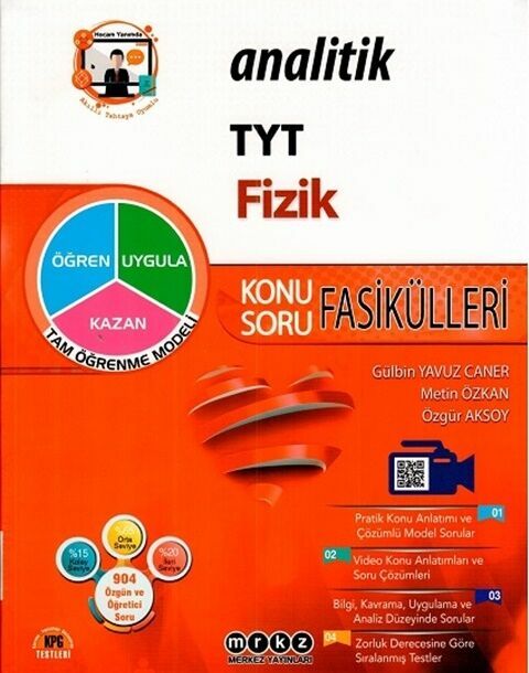 Merkez Yayınları TYT Fizik Analitik Konu Anlatımlı Soru Bankası Fasiküllleri