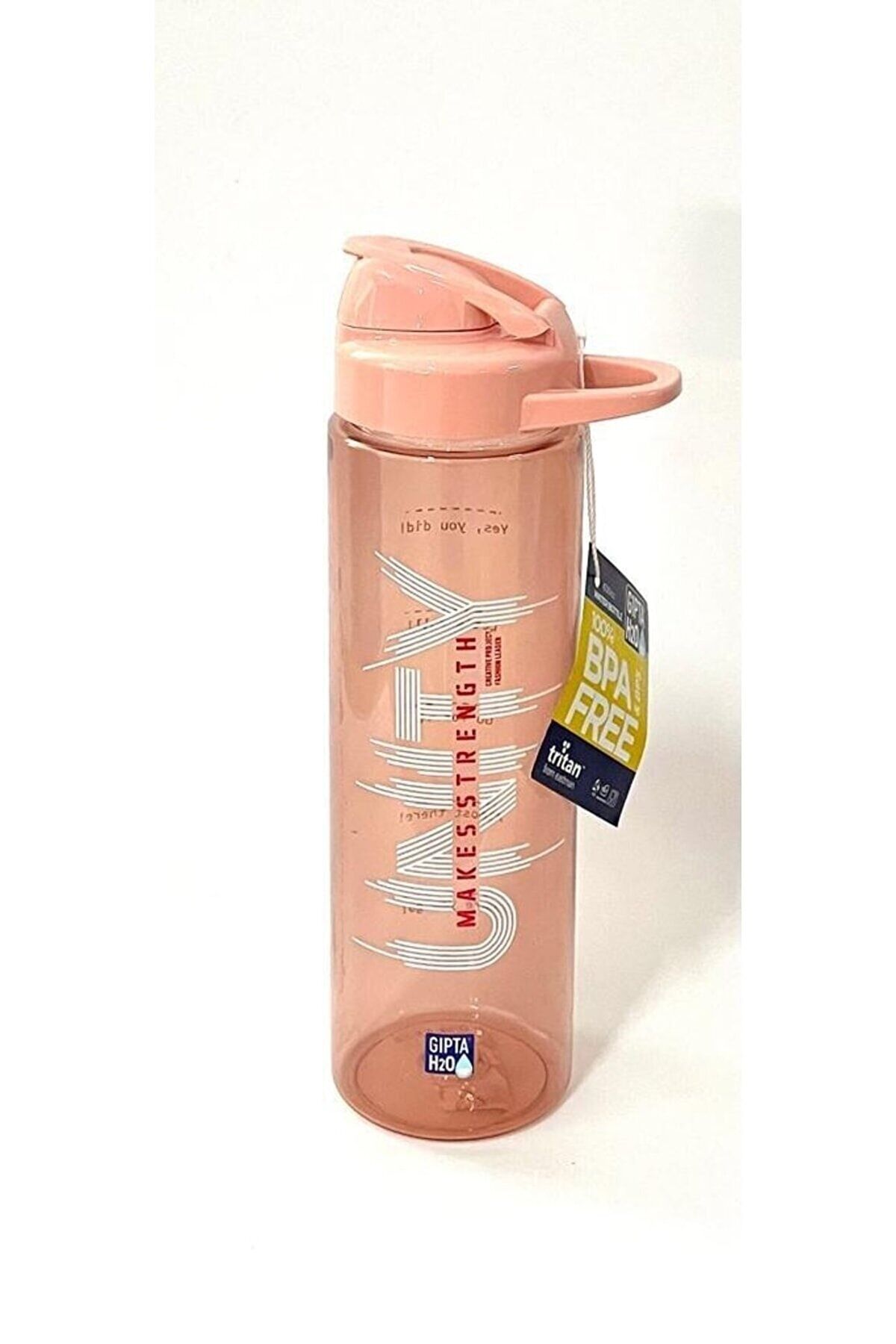 Kırtasiye Ve Oyuncak Dünyası Turuncu Unıty Tritan Boyalı Desenli Matara 600ml
