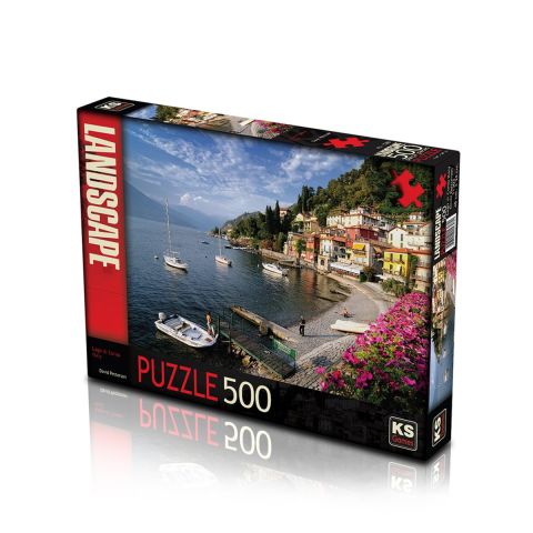 KS Games 34x48cm Lago Di Como Italy 500 Parça Puzzle
