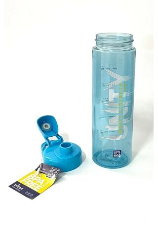Kırtasiye Ve Oyuncak Dünyası Mavi Unıty Tritan Boyalı Desenli Matara 600ml