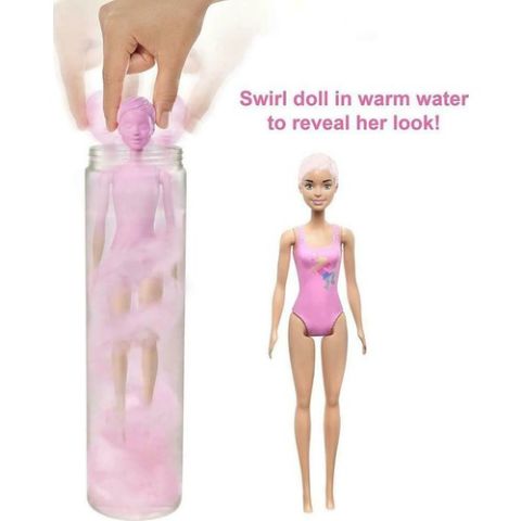 Barbie Color Reveal Renk Değiştiren Sürpriz Barbie Işıltılı Bebekler Serisi - Seri 1