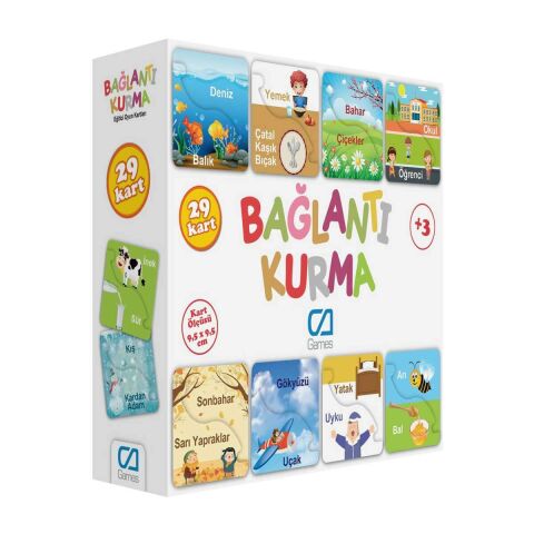 Ca Games Eğitici Oyun Kartları Bağlantı Kurma 29 Kart