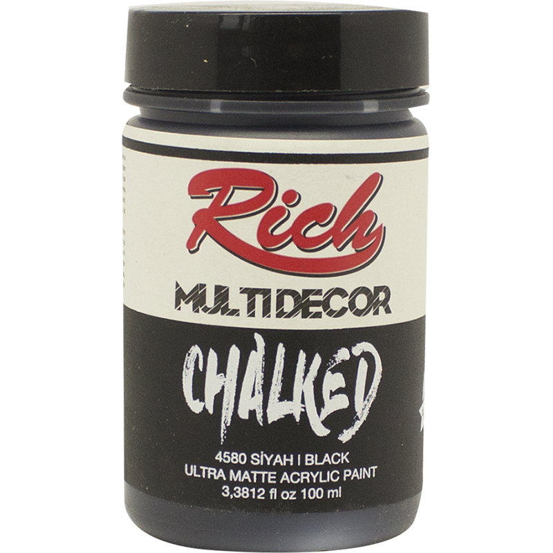 Rich Multi̇ Decor Chalked 100 Cc Siyah