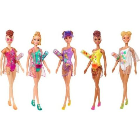 Barbie GWC57 Barbie® Color Reveal™, Renk Değiştiren Sürpriz Barbie Kum ve Güneş Serisi - Seri 3 / +3 Yaş