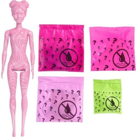 Barbie GWC57 Barbie® Color Reveal™, Renk Değiştiren Sürpriz Barbie Kum ve Güneş Serisi - Seri 3 / +3 Yaş