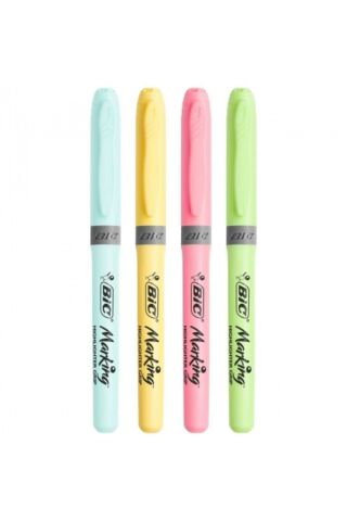 Marking Highlighter Grip Pastel Fosforlu 4 Renk