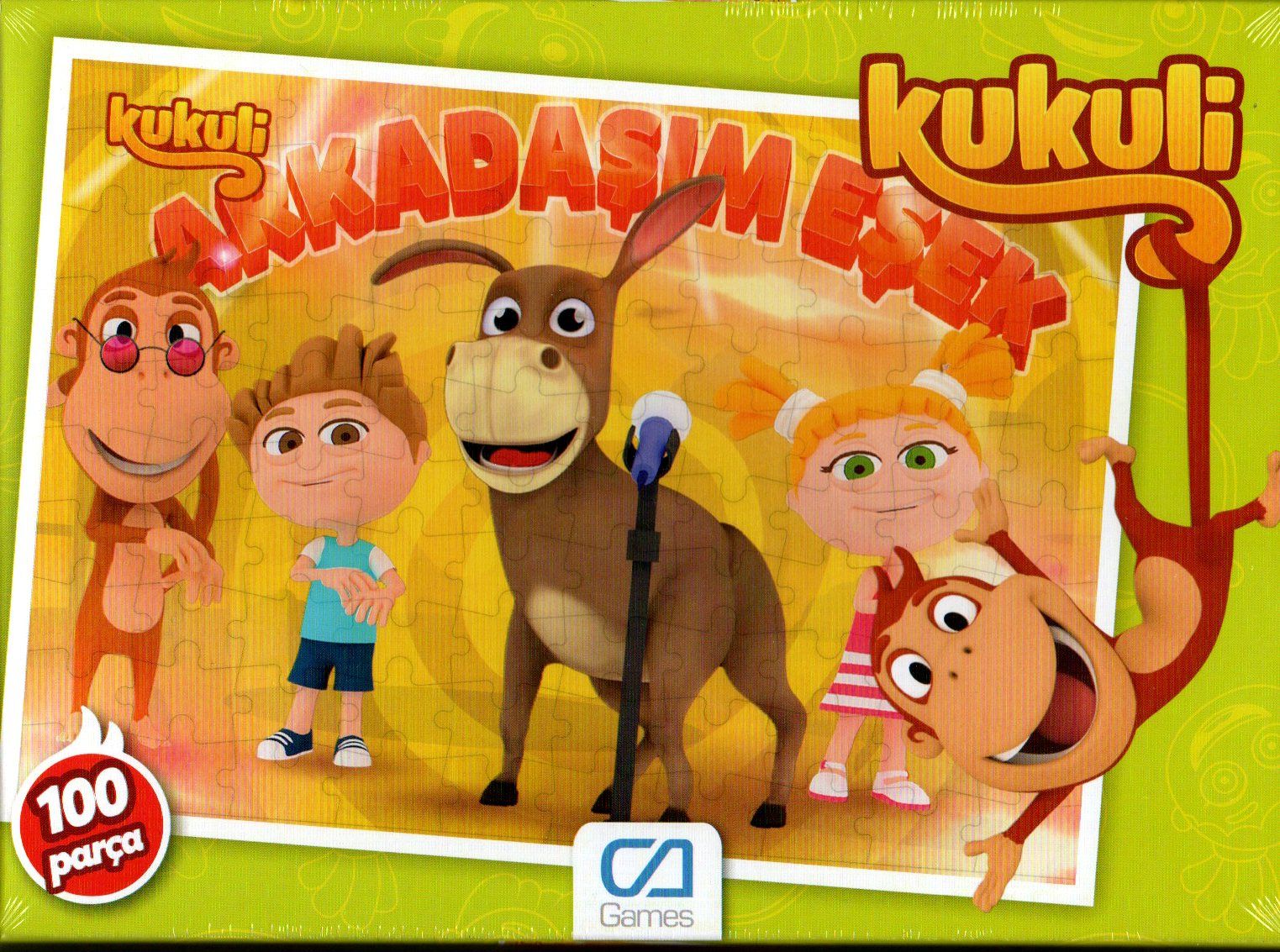 Ca Games Kukuli Arkadaşım Eşşek 100 Parça Puzzle