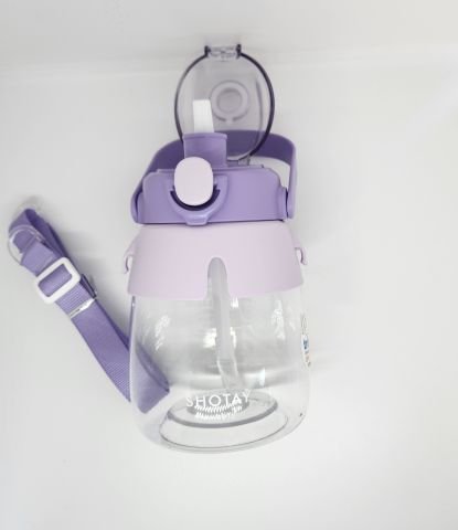 Shotay ST-6642 Mor Hippo Tritan 1050ML Tritan Saplı Matara