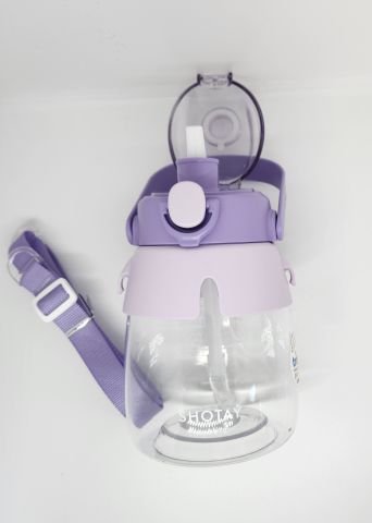 Shotay ST-6642 Mor Hippo Tritan 1050ML Tritan Saplı Matara