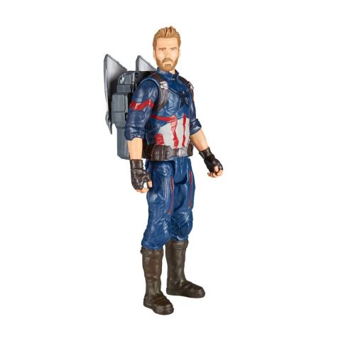 Hasbro Avengers Infinity War Titan Hero Power FX Captain America Figür 30 cm.