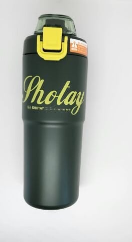Shotay ST-8133 Haki 750ML Çelik Çift Başlıklı Termos Matara