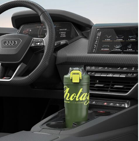 Shotay ST-8133 Haki 750ML Çelik Çift Başlıklı Termos Matara