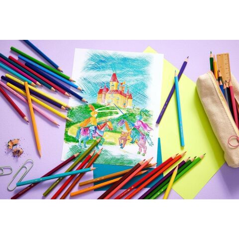 Faber-Castell Karton Kutu Tam Boy Kuru Boya 36 Renk - YENİ