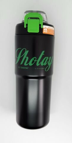 Shotay ST-8133 Siyah 750ML Çelik Çift Başlıklı Termos Matara