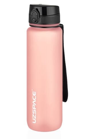 3038 Glow Pink Büyük Boy 28 Cm 1000 Ml 1 Litre Su Matarası Bpa Koku Sızdırma Yok 3038