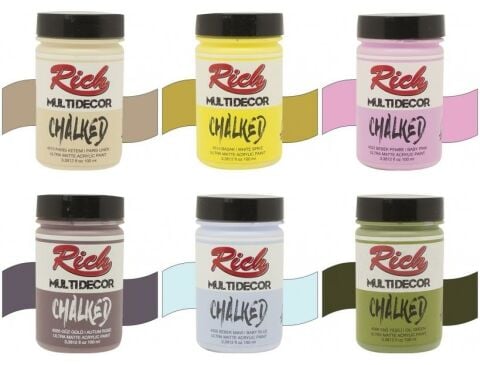 Rich Multidecor Chalked 100cc Pastel Renk Seti