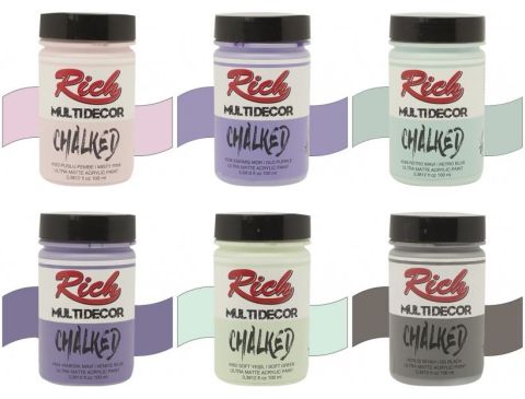 Rich Multidecor Chalked 100cc Soft Renk Seti