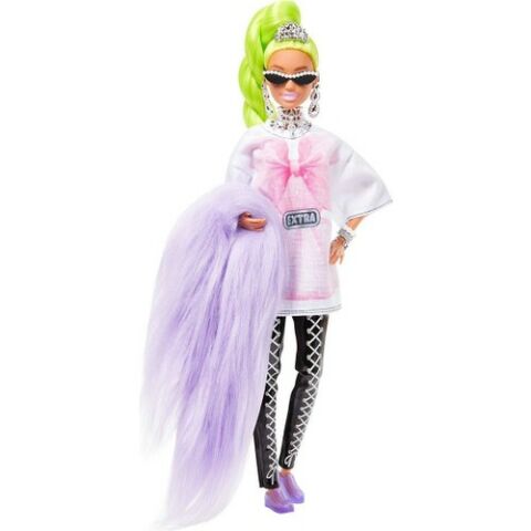 Barbie HDJ44 Barbie Extra - Neon Saçlı Bebek