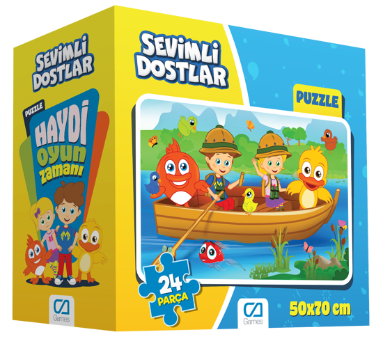 Ca Games Sevimli Dostlar 24 Parça Puzzle 50x70cm