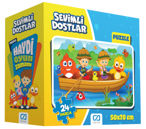 Ca Games Sevimli Dostlar 24 Parça Puzzle 50x70cm