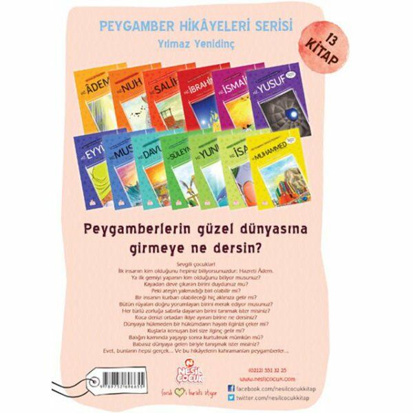 Nesil Çocuk Yayınları Peygamber Hikayeleri Seti (13 Kitap)