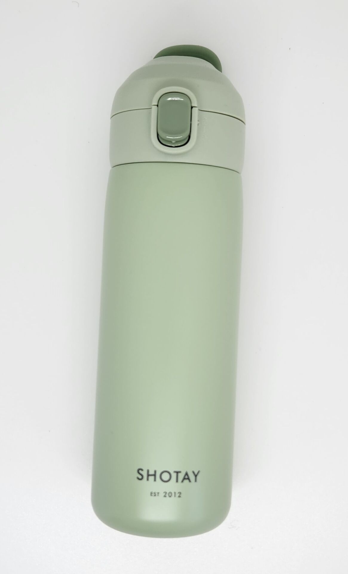 Shotay ST-8006 420ML Silikon Askılı Çelik Termos Matara Yeşil Renk