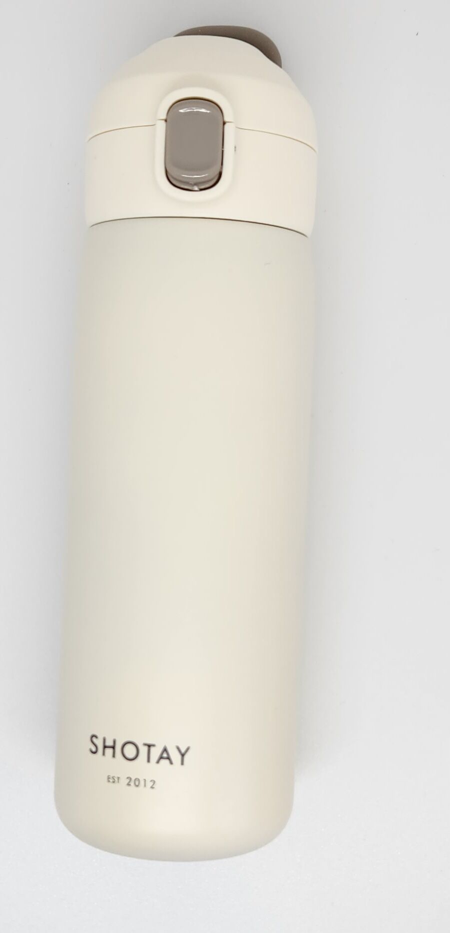 Shotay ST-8006 420ML Silikon Askılı Çelik Termos Matara Beyaz Renk