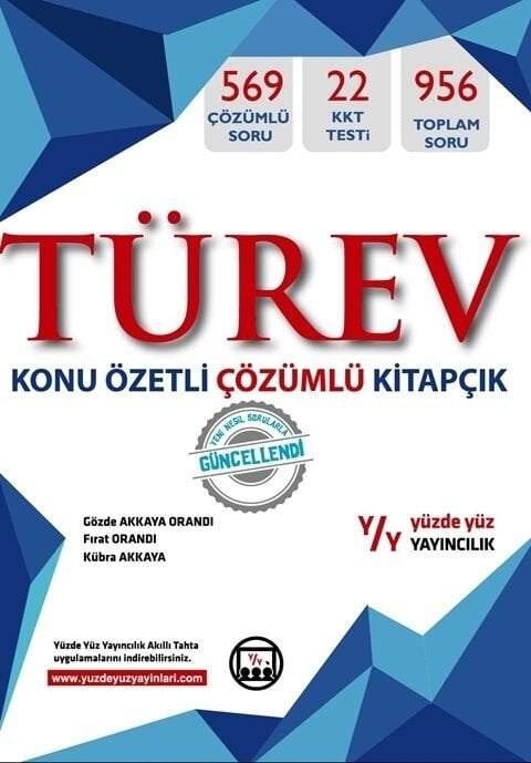 Yüzde Yüz Yayınları Türev Konu Özetli Çözümlü Kitapçık