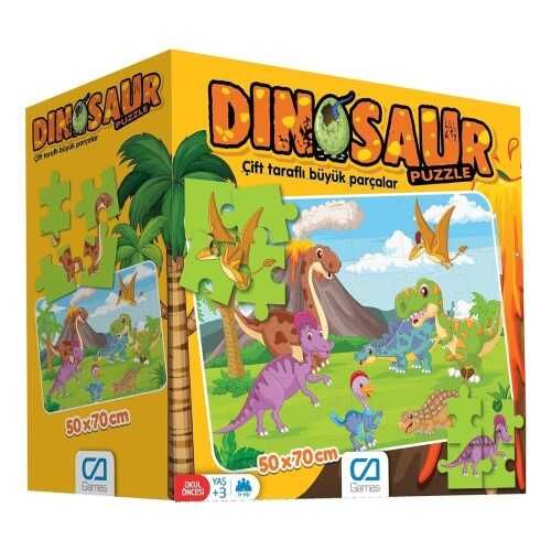 Ca Games Dinazorlar 24 Parça Puzzle 50x70cm