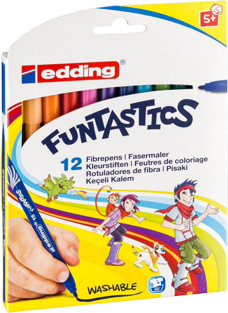 Edding 15 Keçe Uçlu Kalem İnce 12li̇ Kutu