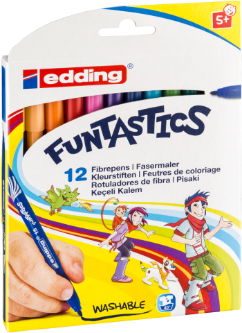 Edding 15 Keçe Uçlu Kalem İnce 12li̇ Kutu