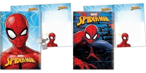 Keskin Color Spiderman Kilitli Hatıra Defteri 310210-06 14x20cm 104 Yaprak