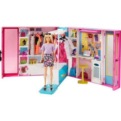 Barbie GBK10 Barbie ve Rüya Dolabı Oyun Seti