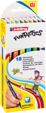 Edding 15 Keçe Uçlu Kalem İnce 18li̇ Kutu
