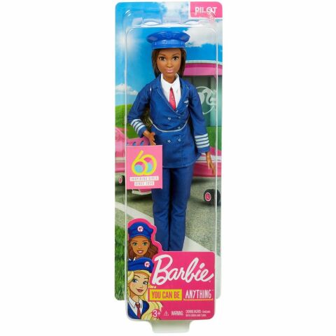 Barbie 60.Yıl Kariyer Bebekleri-Pilot Gfx23-Gfx25