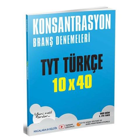 Hocalara Geldik Tyt Türkçe Konsantrasyon Denemeleri