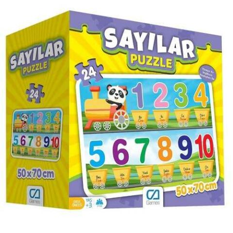 Ca Games Sayılar 24 Parça Puzzle 50x70cm