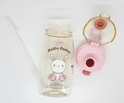 Shotay ST-7009 Child Medium 550ML Tavşan Desenli Pembe Renk