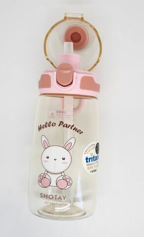 Shotay ST-7009 Child Medium 550ML Tavşan Desenli Pembe Renk