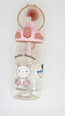 Shotay ST-7009 Child Medium 550ML Tavşan Desenli Pembe Renk