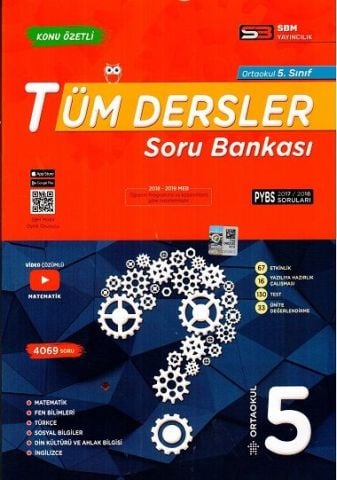 Soru Bankası Merkezi 5. Sınıf Tüm Dersler Konu Özetli Soru Bankası