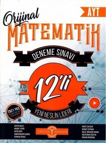 Orijinal Yayınları AYT Matematik 12 li Deneme Sınavı