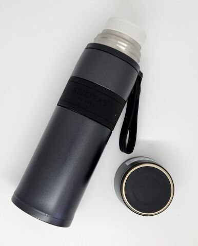 Shotay Paslanmaz 500 Ml Termos - ST-8034 Siyah Renk