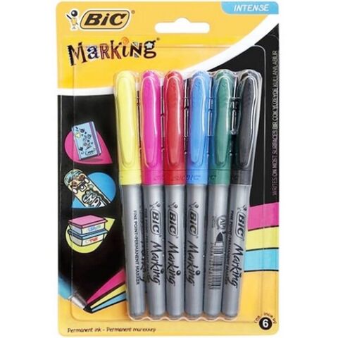 Bic Marking Markör  Permanent Kalem 6'lı
