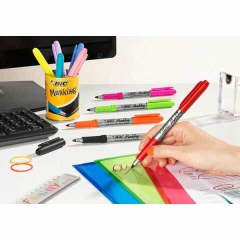 Bic Marking Markör  Permanent Kalem 6'lı