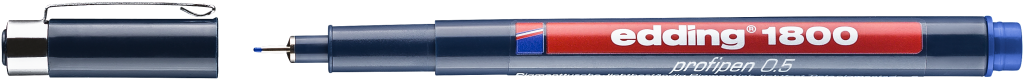 Edding 1800 Tekni̇k Çi̇zi̇m Kalemi̇ 0.5mm Mavi̇
