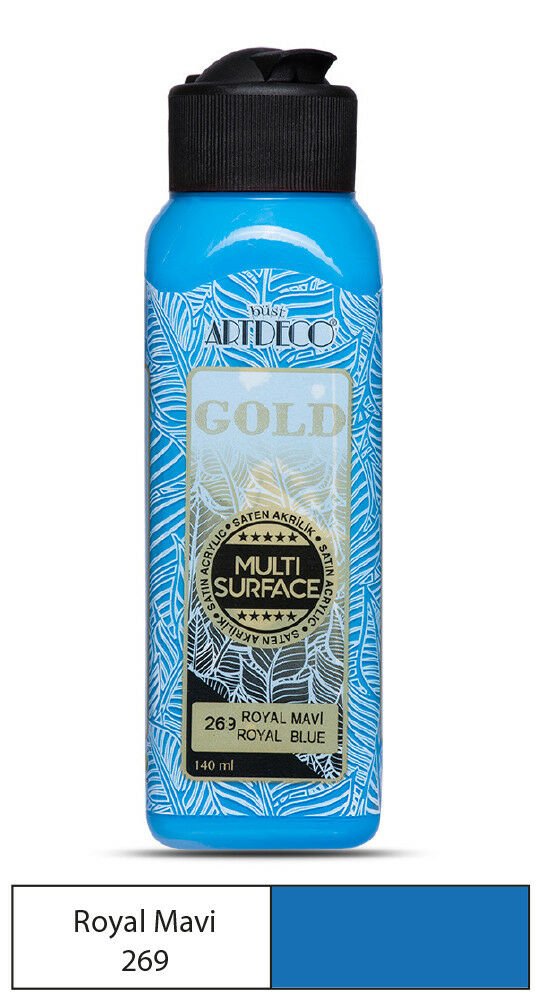Artdeco Gold Multi-Surface Akrilik Boya 140ml Royal Mavi 269